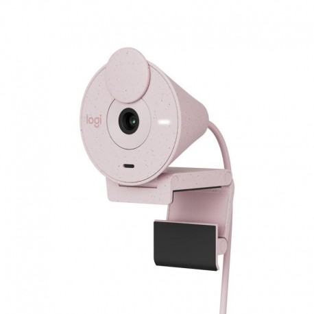 LOGITECH WEBCAM BRIO 300 ROSA FULL HD USB-C