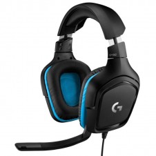 LOGITECH AURICULARES GAMING CON MICROFONO G432 NEGRO JACK 3.5MM