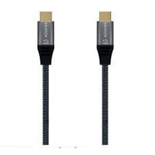 AISENS CABLE USB-C A USB-C 2.0 1M GRIS 5A 100W