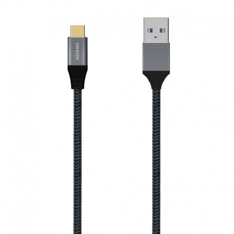 AISENS CABLE USB A USB-C 3.1 1.5M A107-0632 GRIS