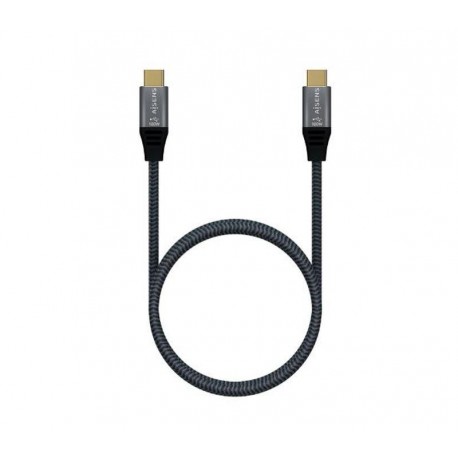 AISENS CABLE USB-C A USB-C 3.2 1M A107-0671 GRIS