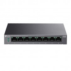 TP-LINK SWITCH LS108GP GIGABIT DE SOBREMESA 8 PUERTOS Carcasa De Metal 8p Poe+