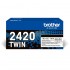 BROTHER TONER TN2420 NEGRO PACK 2