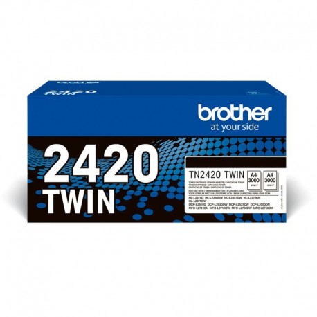 BROTHER TONER TN2420 NEGRO PACK 2