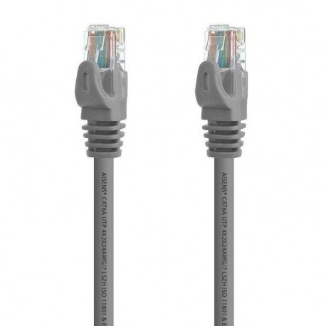 AISENS CABLE DE RED RJ45 UTP A135-0242 CAT. 6A/ 3M/ GRIS