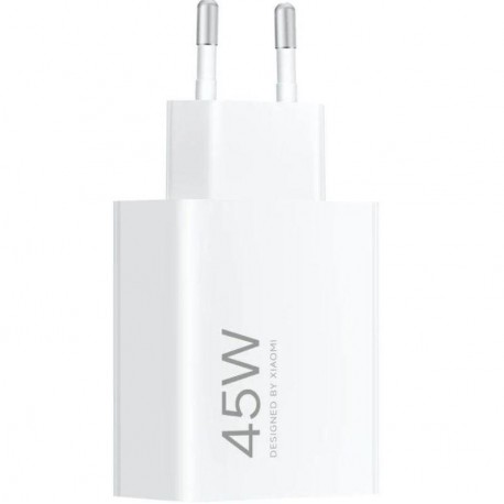 XIAOMI CARGADOR DE PARED 45W TURBO CHARGER USB-A BLANCO