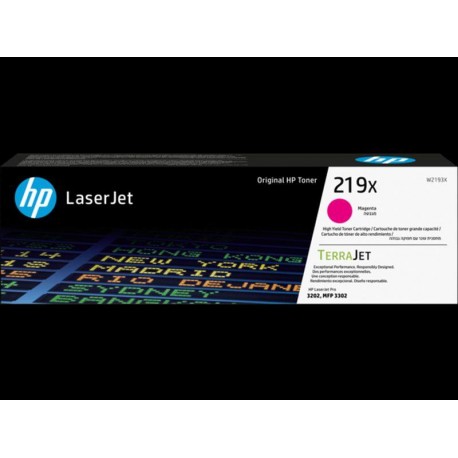 HP TONER W2193X MAGENTA Nº 219X