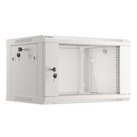 LANBERG ARMARIO RACK 19 6U GRIS 600X450 FLAT PACK V2 PUERTA CRISTAL