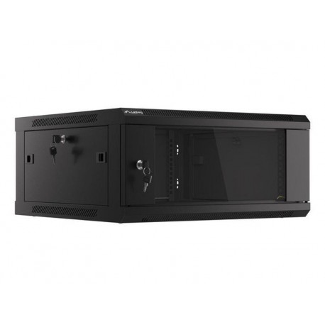 LANBERG ARMARIO MURAL RACK 19 4U NEGRO 600X600 FLAT PACK V2