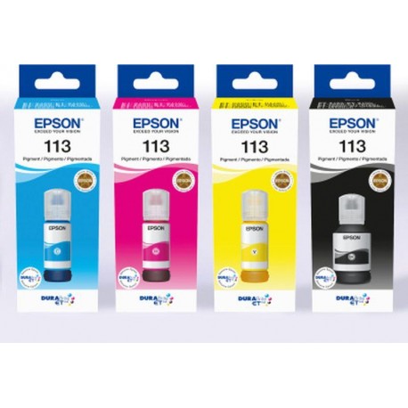 EPSON BOTE TINTA 113 ECOTANK MULTIPACK 4 COLORES