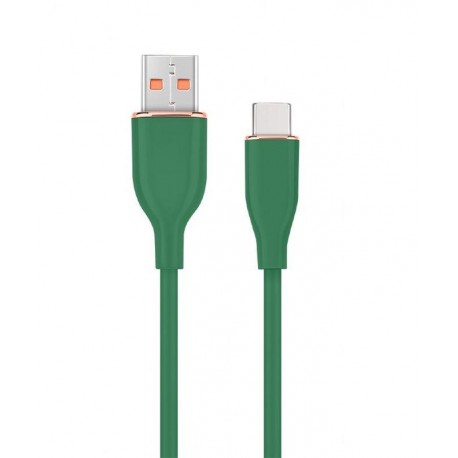 GEMBIRD CABLE USB A USB-C 1,5M VERDE SILICONA