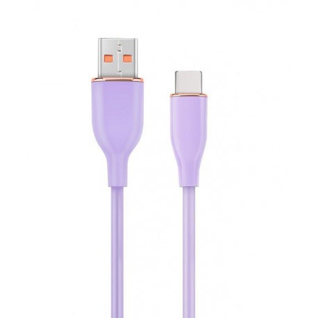 GEMBIRD CABLE USB A USB-C 1,5M VIOLETA SILICONA