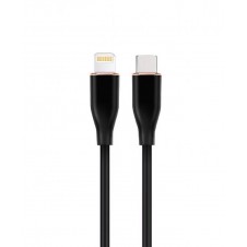 GEMBIRD CABLE USB-C A LIGHTNING 1,5M NEGRO SILICONA