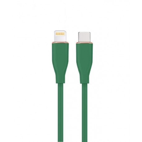 GEMBIRD CABLE USB-C A LIGHTNING 1,5M VERDE SILICONA