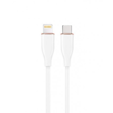 GEMBIRD CABLE USB-C A LIGHTNING 1,5M BLANCO SILICONA