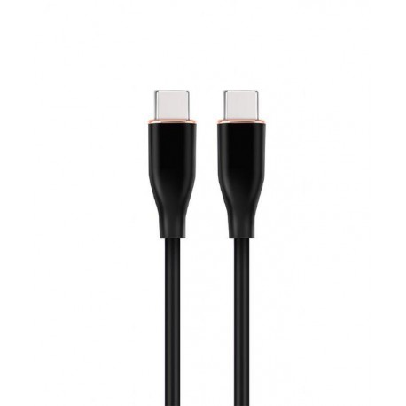 GEMBIRD CABLE USB-C A USB-C 1,5M NEGRO SILICONA