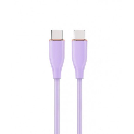 GEMBIRD CABLE USB-C A USB-C 1,5M VIOLETA SILICONA