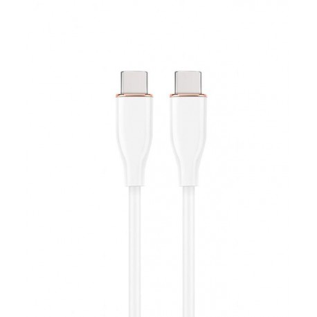 GEMBIRD CABLE USB-C A USB-C 1,5M BLANCO SILICONA