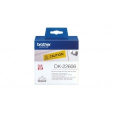 BROTHER ETIQUETAS DK22206 ROLLO DE PELICULA PLASTICA CONTINUA AMARILLA DE 62MM X 15,24M