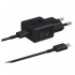 SAMSUNG CARGADOR DE PARED USB-C NEGRO MAXIMO 25W GAN CON CABLE
