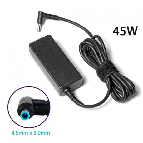 CARGADOR PARA PORTÁTIL HP 45W 19.5V 2.31A 4.5 mm x 3.0 mm pin central/ M-104