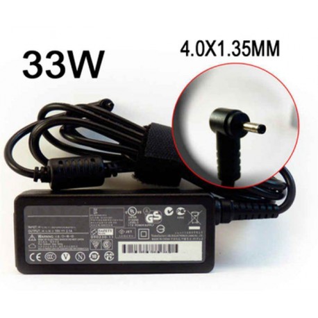 CARGADOR PARA PORTÁTIL ASUS 33W 19V 1.75A 4.0 mm x 1.35 mm / M-185
