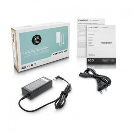 CARGADOR PARA PORTÁTIL HP 45W 19.5V 2.31A 4.5 mm x 3.0 mm Movano