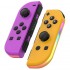 GENERICO NINTENDO GAMEPAD SWITCH JOY-CON AMARILLO / PURPURA CON RGB