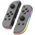 GENERICO NINTENDO GAMEPAD SWITCH JOY-CON GRIS CON RGB