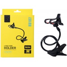 ONE+ SOPORTE MOVIL TIPO PINZA HU107 NEGRO