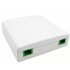 LAPARA ROSETA FIBRA OPTICA FTTH VACIA 1xSC SIMPLE / LC DUPLEX