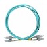 LAPARA CABLE FIBRA OPTICA MULTIMODE 50/125 DUPLEX OM3 SC/SC 1M