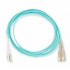 LAPARA CABLE FIBRA OPTICA MULTIMODE 50/125 DUPLEX OM3 SC/LC 1M