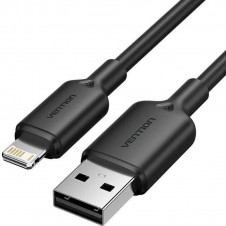 VENTION CABLE USB A LIGHTNING 2M NEGRO