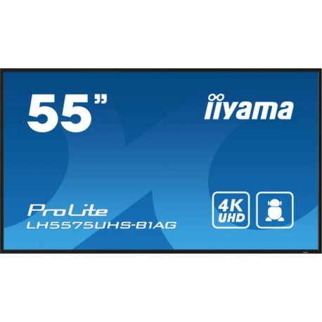 IIYAMA MONITOR LH5575UHS-B1AG 55 NEGRO HDMI / DP / 8MS / VESA