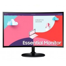 SAMSUNG MONITOR CURVO ESSENTIAL S3 S24C364EAU 24/ FULL HD/ NEGRO VGA / HDMI
