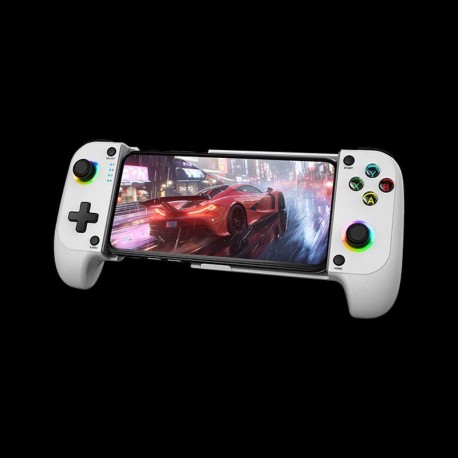 MARS GAMING GAMEPAD BLUETOOTH MGPX RGB BLANCO ANDROID/ IOS