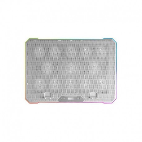 MARS GAMING SOPORTE REFRIGERANTE MNBC13 PARA PORTATILES + MOVIL BLANCA hasta 17/ Iluminación LED