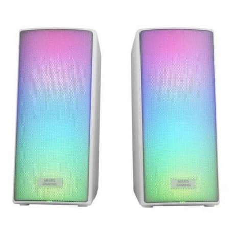 MARS GAMING ALTAVOCES MSRGB2 BLANCOS 15W / 2.0