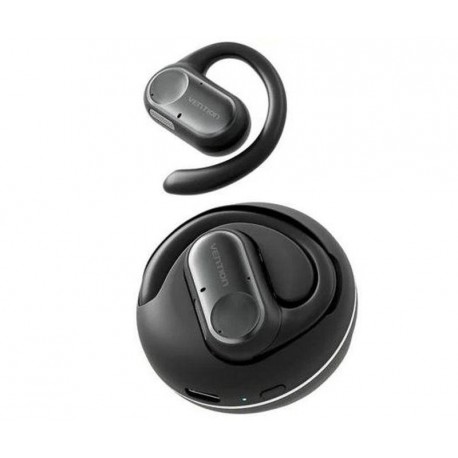 VENTION AURICULARES DEPORTIVOS BLUETOOTH OPEN EAR OPENBOT O11 NEGROS CON ESTUCHE DE CARGA