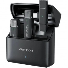 VENTION MICROFONO INALAMBRICO CON CLIP NCAB0 USB-C / RECEPTOR/ 2 UNIDADES