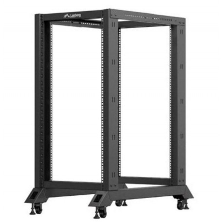 LANBERG ARMARIO ABIERTO RACK 19 22U NEGRO 600X1000