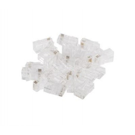 LANBERG CONECTOR RJ45 CAT6 UTP PAQUETE 20 UD PASS THROUGH