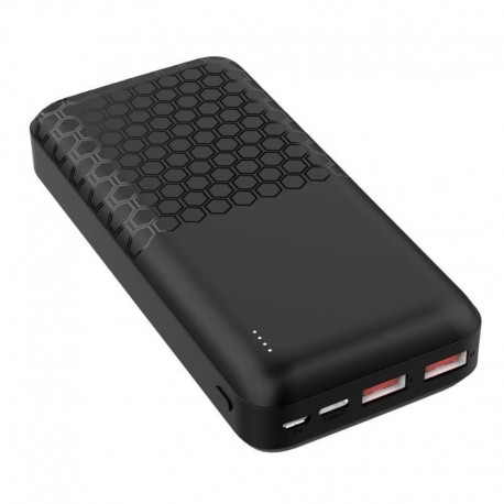 PLATINET POWER BANK 20000mAH CARGA RAPIDA NEGRO