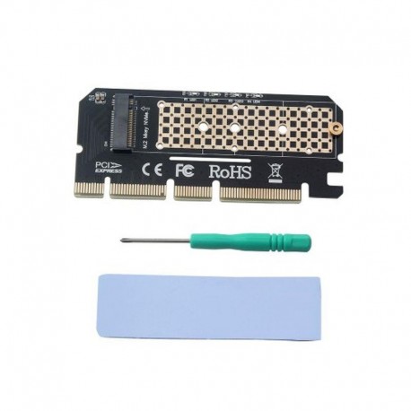 SAVIO TARJETA ADAPTADORA DE PCI-E A M2 NVME M-KEY
