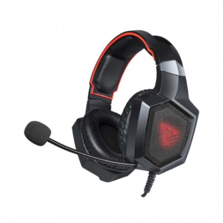 SAVIO AURICULARES GAMING FORGE JACK 3.5 MM + USB MULTIPLATAFORMA/ CABLE 2.2M/LUZ LED ROJA