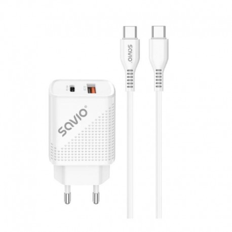 SAVIO CARGADOR USB 3.0 DE CARGA RÁPIDA 18W LA-05