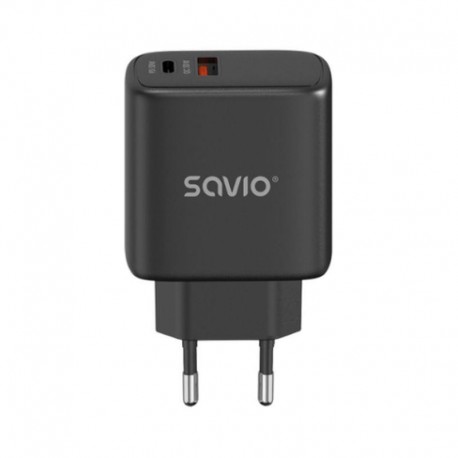 SAVIO CARGADOR USB 3.0 DE CARGA RÁPIDA 30W LA-06/B