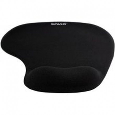 SAVIO ALFOMBRILLA GEL NEGRO MP-01B 230X190X18MM/ CON REPOSAMUÑECAS/ANTIDESLIZANTE/BASE DE GOMA