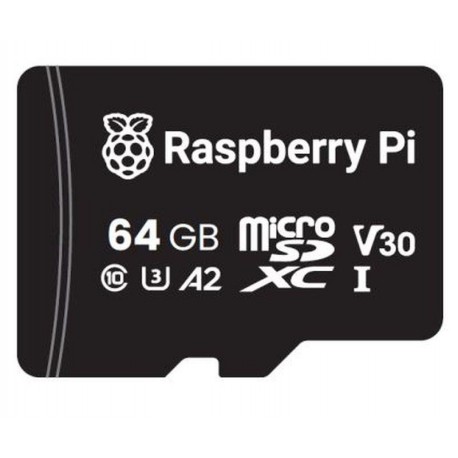 RASPBERRY MICRO SD 64GB NOOBS CLASE 10